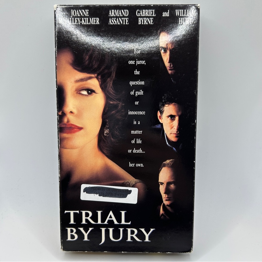 Trial by Jury VHS Tape